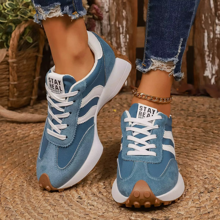 Sneakers Traspiranti Mesh Blu Comfort